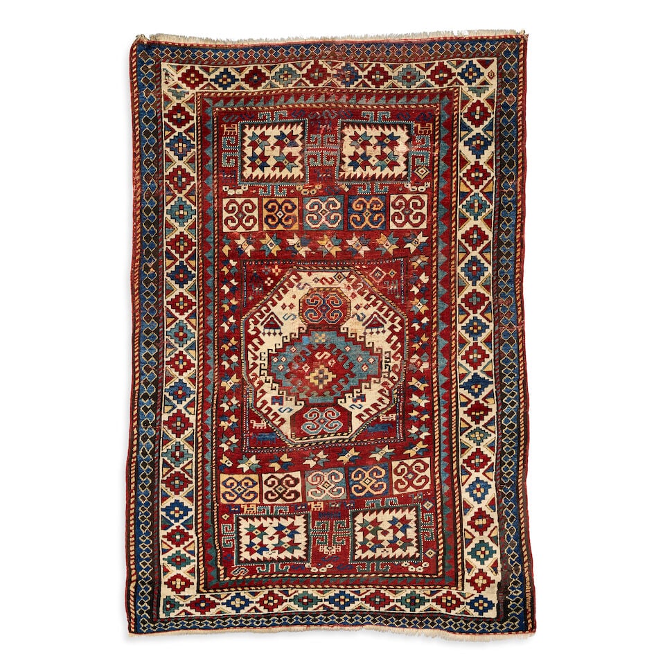 A Karachov Kazak rug Caucasus 245cm x 160cm approx (1 of 1)