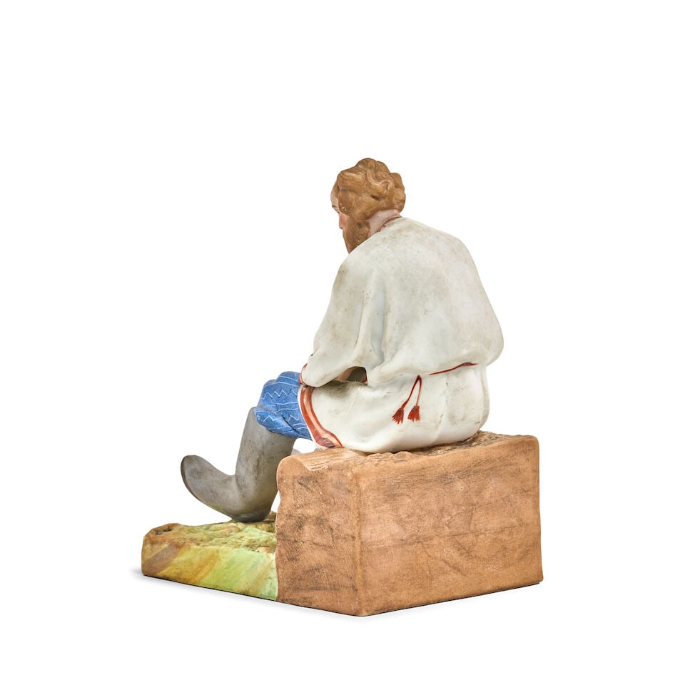 A porcelain figure of a bearded peasantGardner Porcelain Factory, Moscow, late 19th - early 20th... - 2