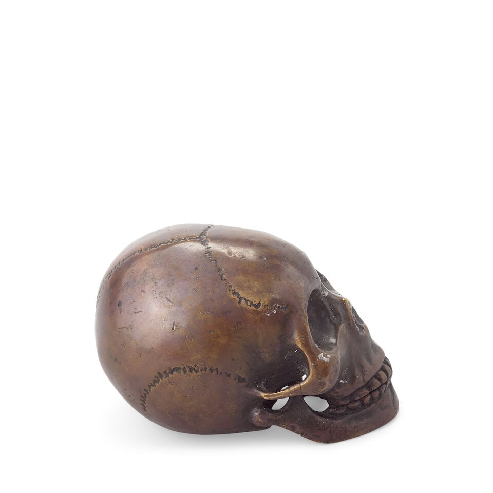 A North European patinated bronze memento mori Probably late 19th century - 3