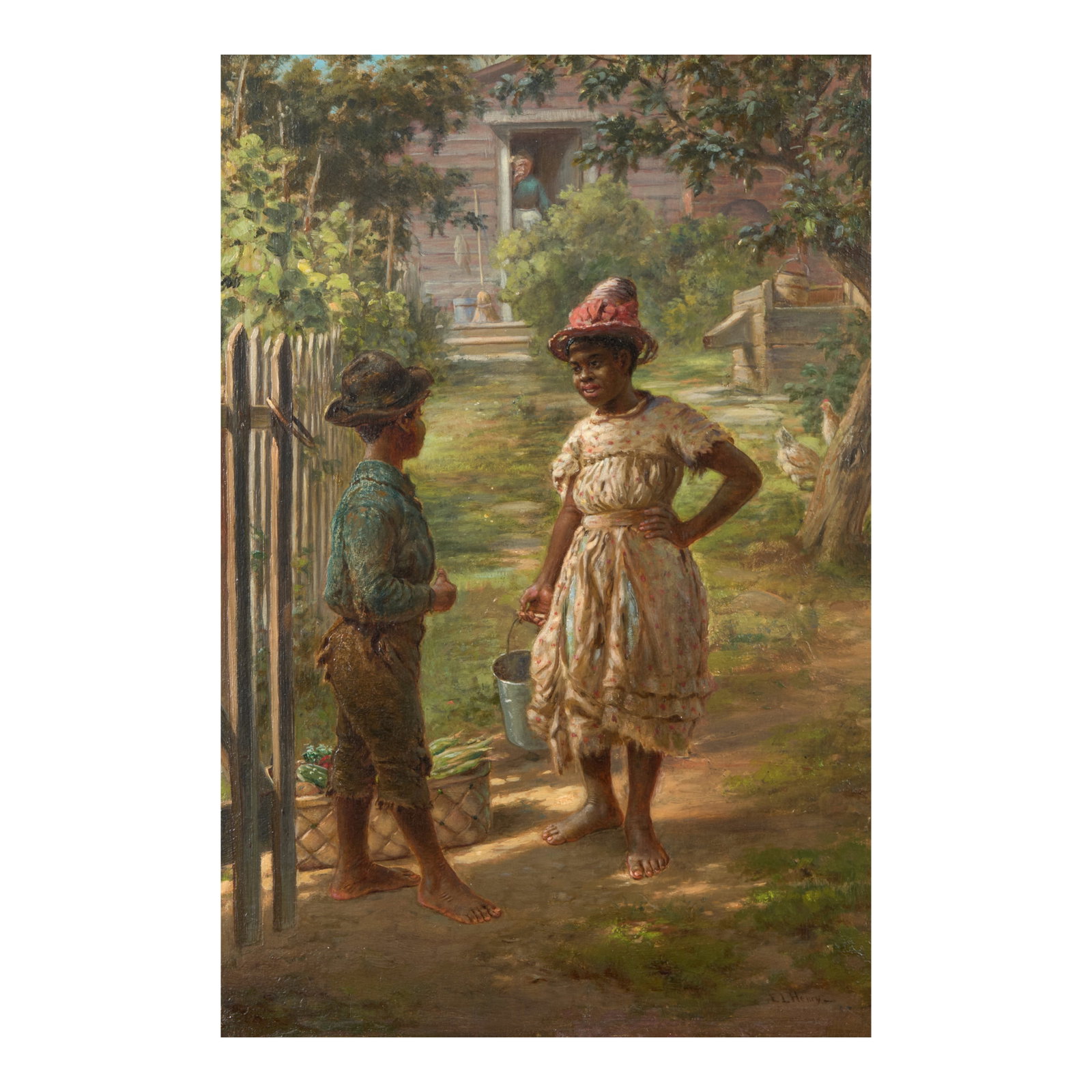 Edward Lamson Henry (1841-1919) The Sunny South 14 x 9 3/4 in. (35.7 x 24.8 cm.) (1 of 1)