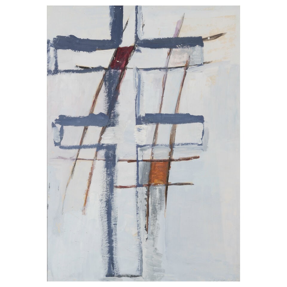 Vladimir Igorevich Yakovlev (Russian, 1934-1998) La Croix/ The Cross (signed in Cyrillic and dat... (1 of 2)