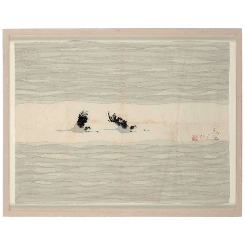 CHEN JIALING (BORN 1937) Cranes - 2