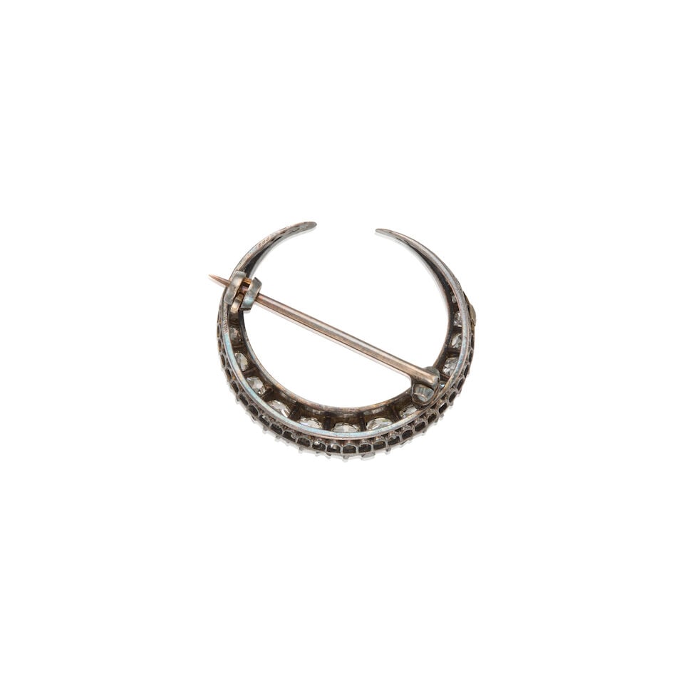 A VICTORIAN DIAMOND BROOCH - 2