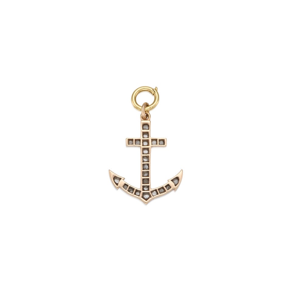 ANTIQUE DIAMOND PENDANT - 2