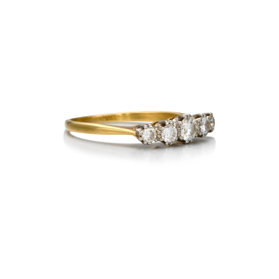 ANTIQUE DIAMOND RING - 2