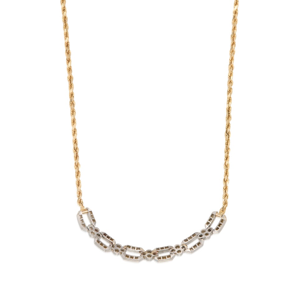 ANTIQUE DIAMOND NECKLACE - 2