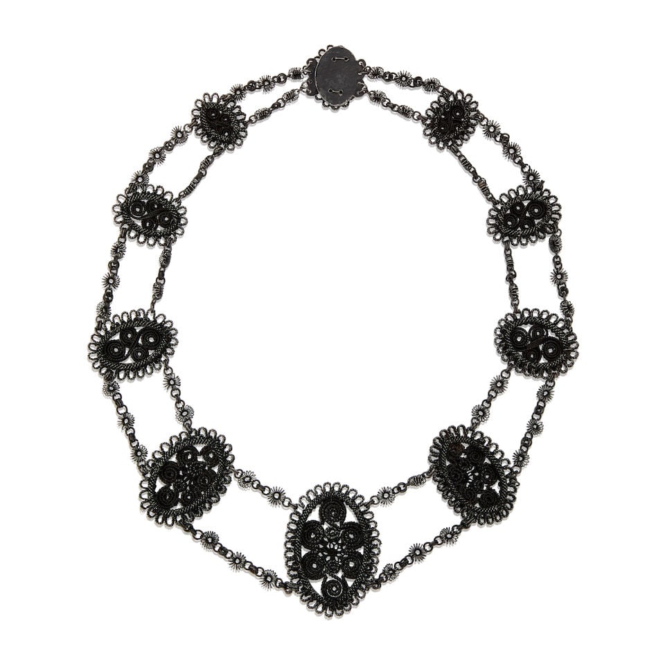 ANTIQUE BERLIN IRON NECKLACE - 2