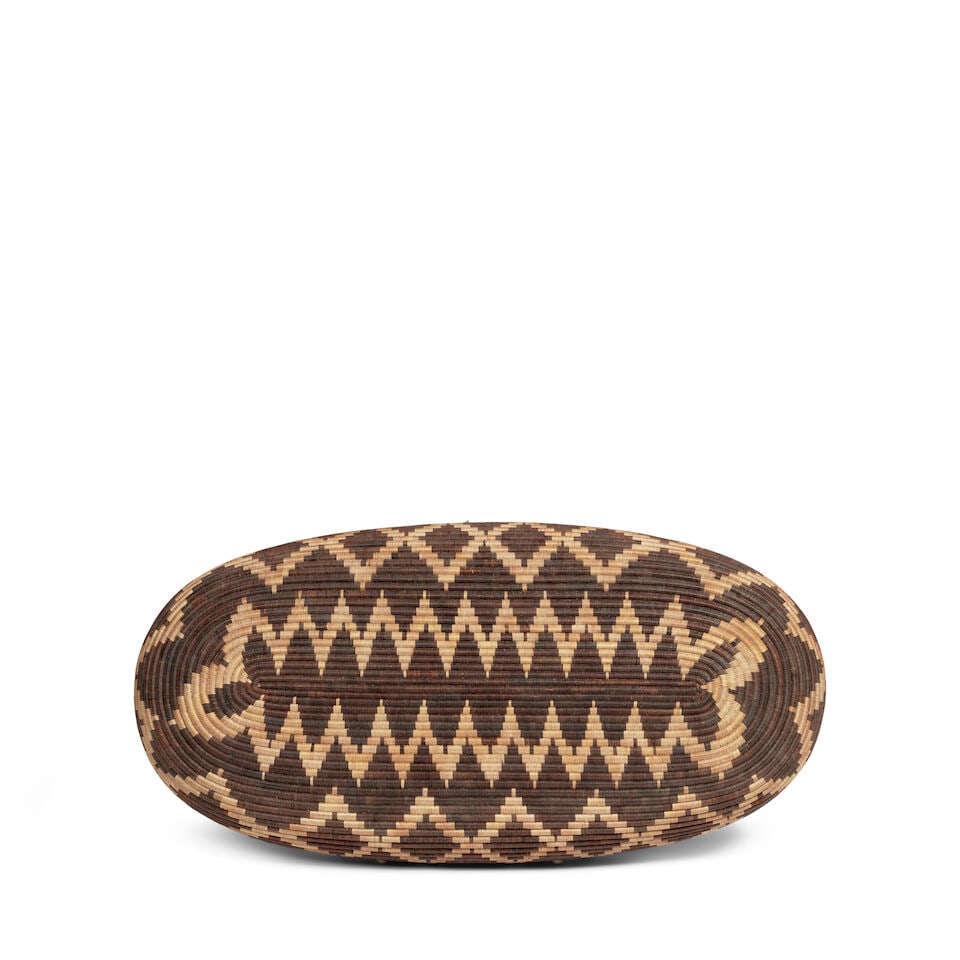 A Pomo oval negative basket - 2