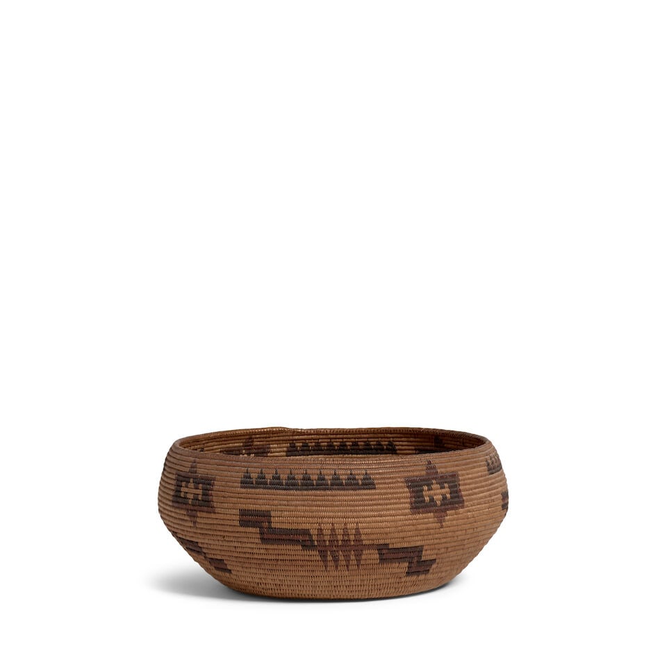 A Washoe polychrome basket - 2