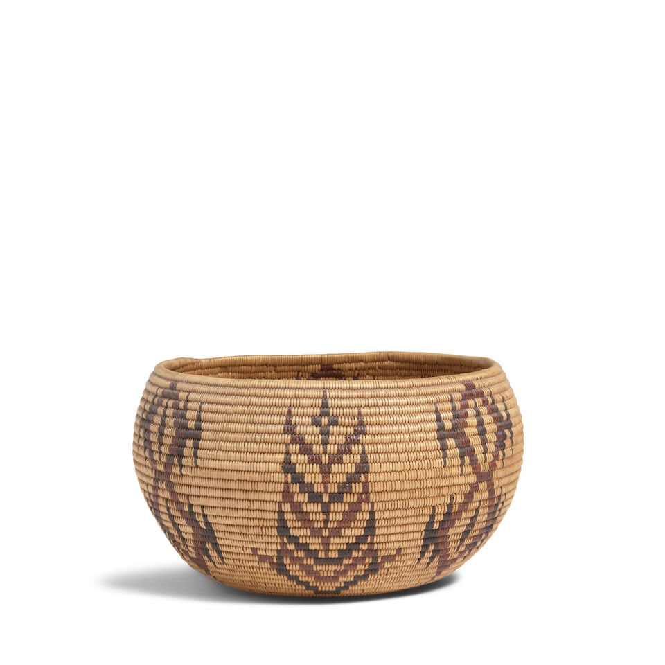 A Washoe polychrome basket - 3