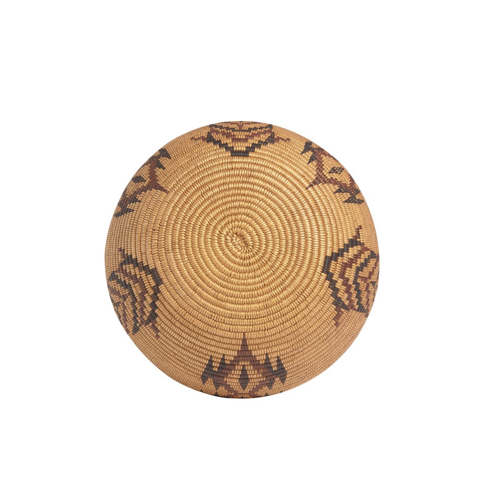 A Washoe polychrome basket - 4