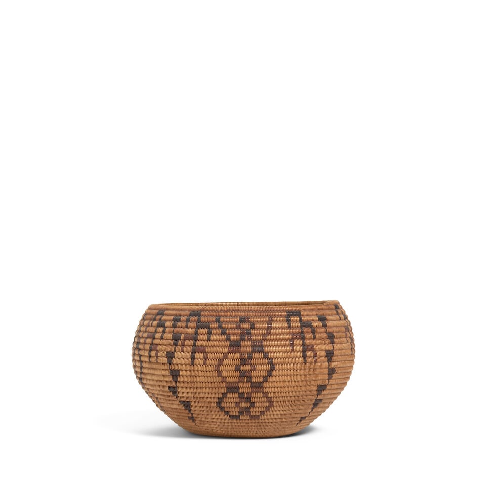 A Washoe polychrome basket, possibly the work of Jennie Bryant Shaw - 3
