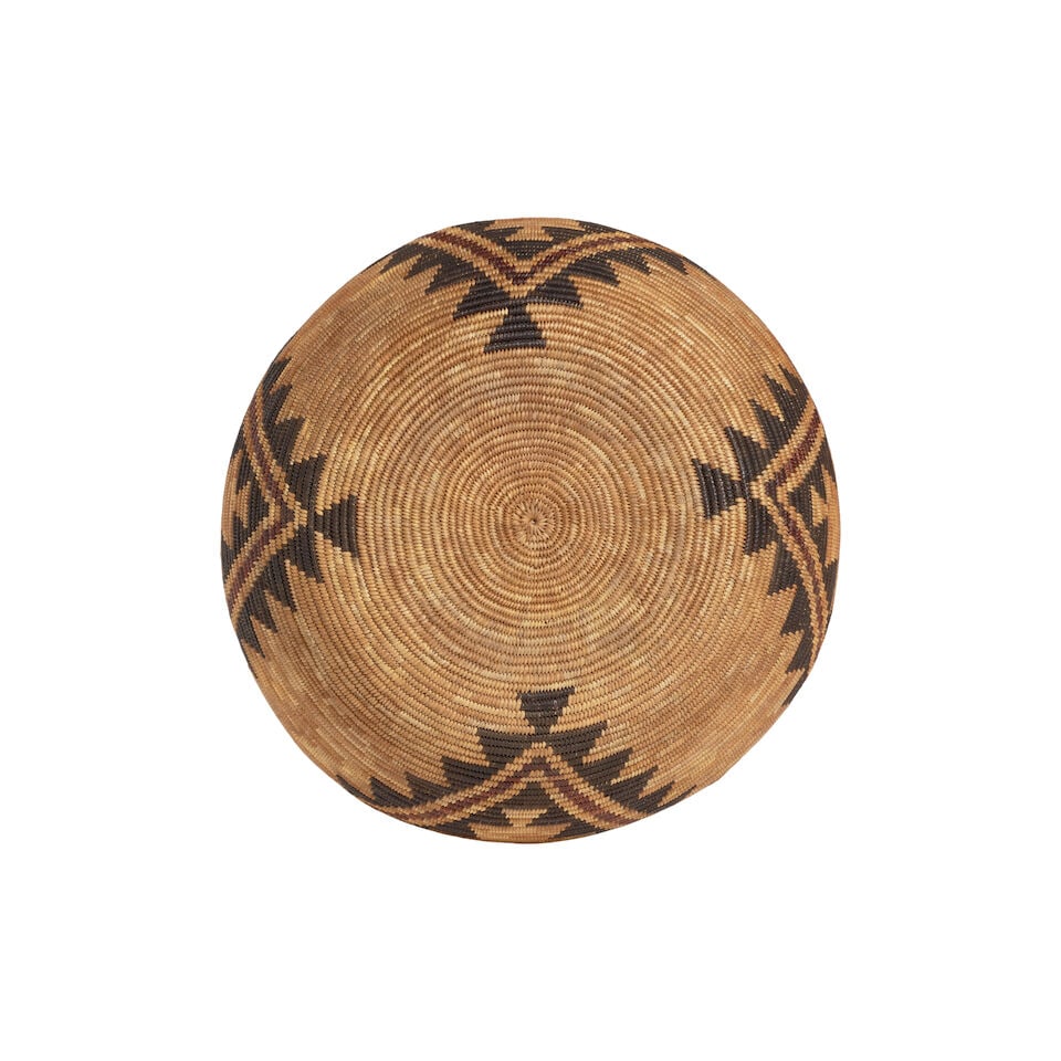 A Lucy Telles, Sierra Miwok/Mono Lake Paiute polychrome basket - 2