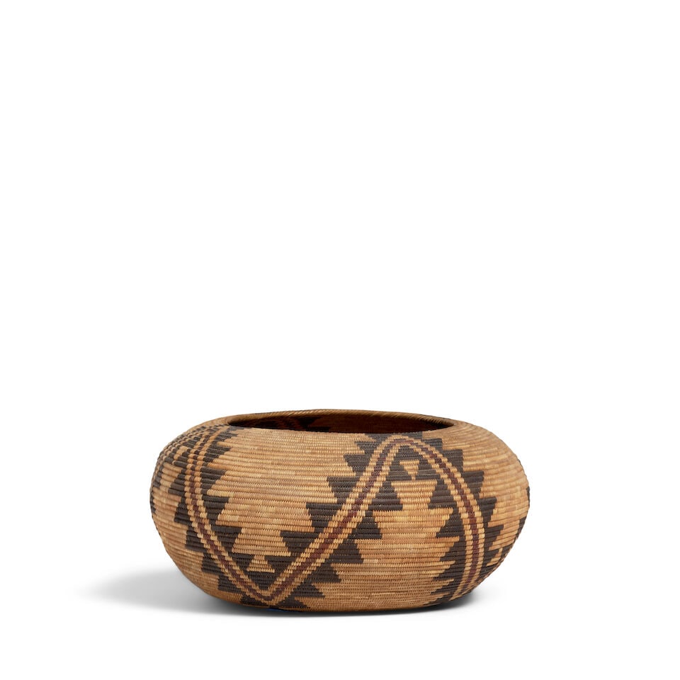 A Lucy Telles, Sierra Miwok/Mono Lake Paiute polychrome basket - 3