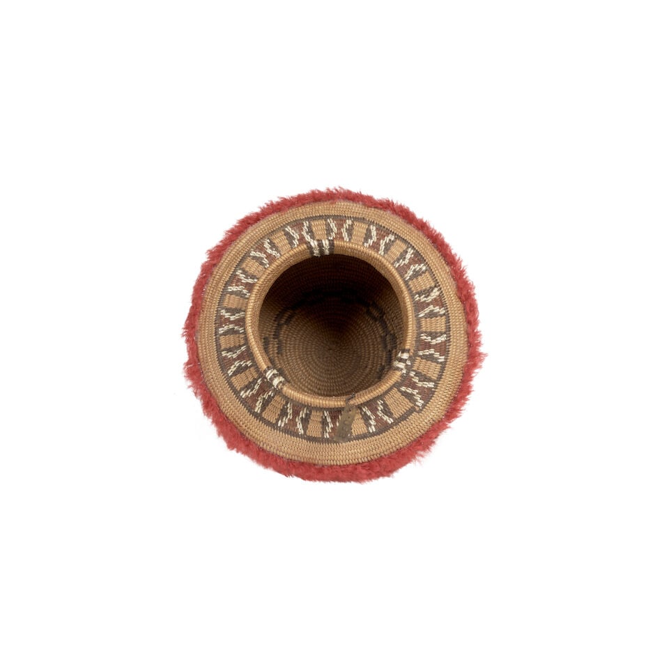 A Kawaiisu petite polychrome bottleneck basket - 3