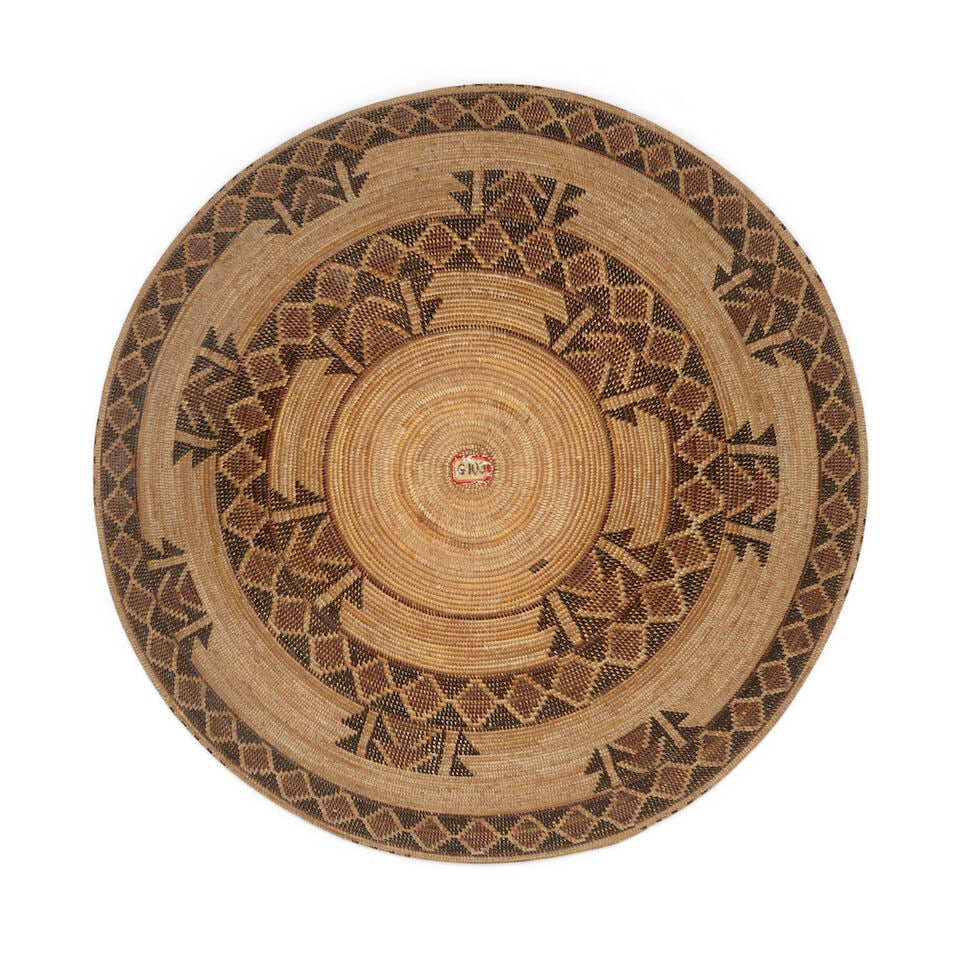 A Yokuts polychrome basket - 2