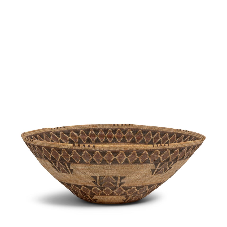 A Yokuts polychrome basket - 3