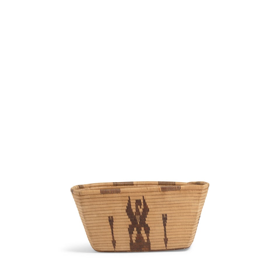 A Panamint Shoshone (Timbisha) rectangular pictorial basket - 3