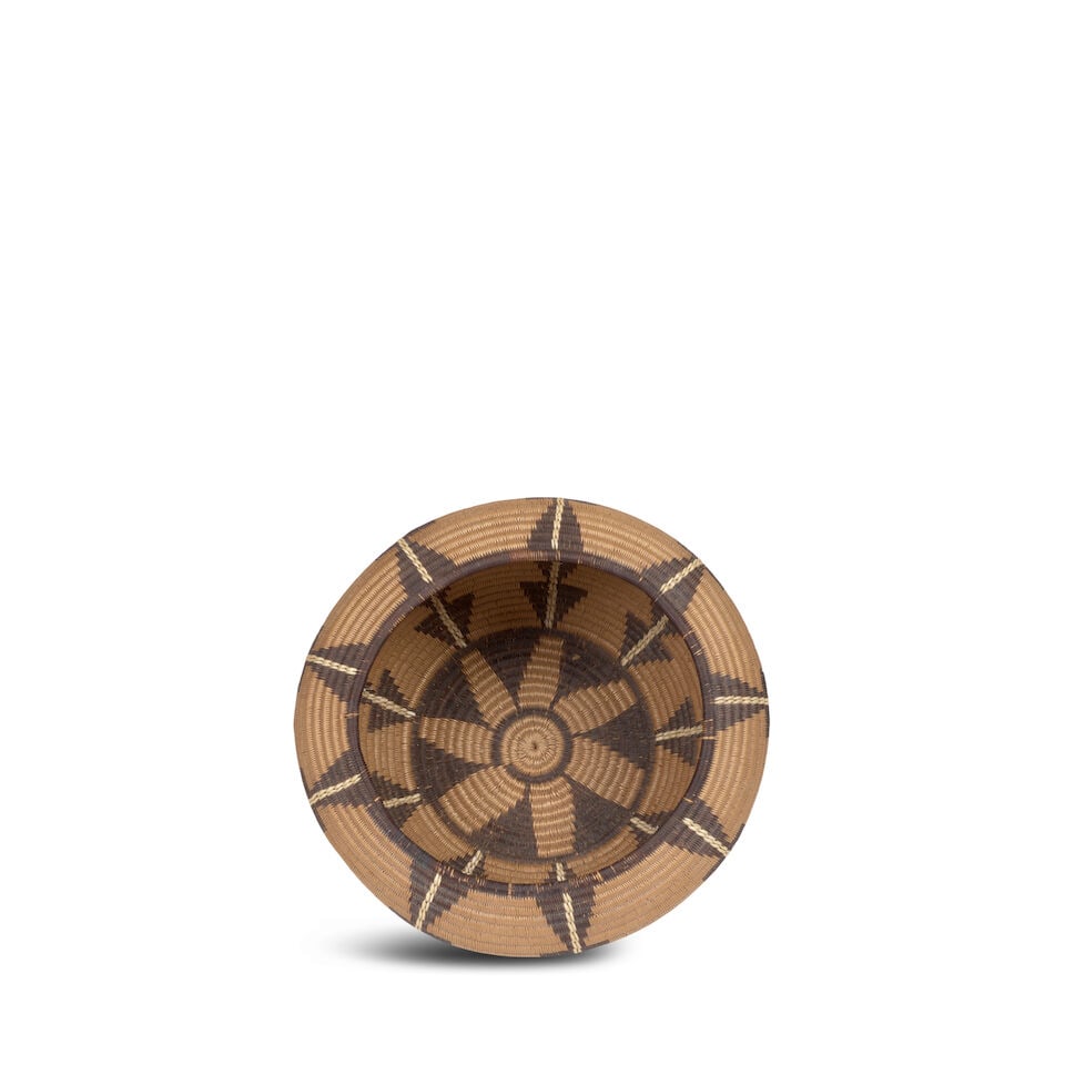 A Panamint Shoshone (Timbisha) polychrome basket - 2