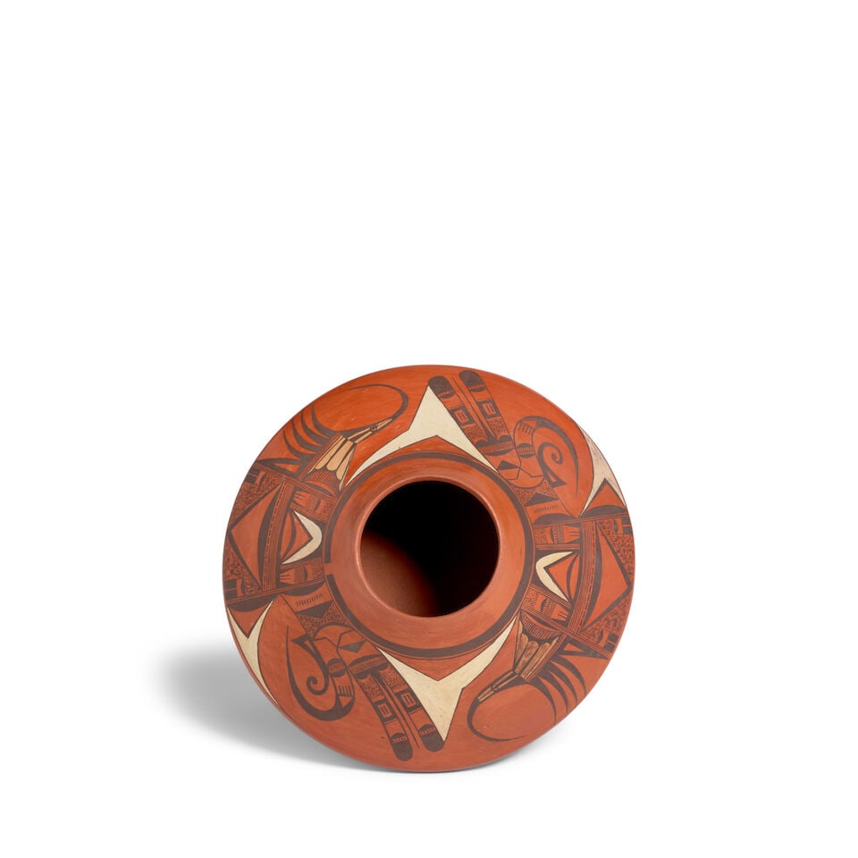 A Dextra Quotskuyva Nampeyo polychrome jar (1 of 3)