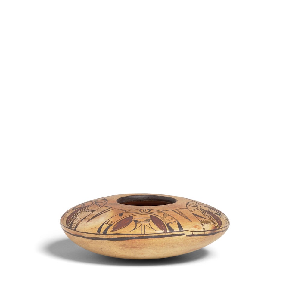 A Polacca polychrome pictorial jar, attributed to Nampeyo - 2
