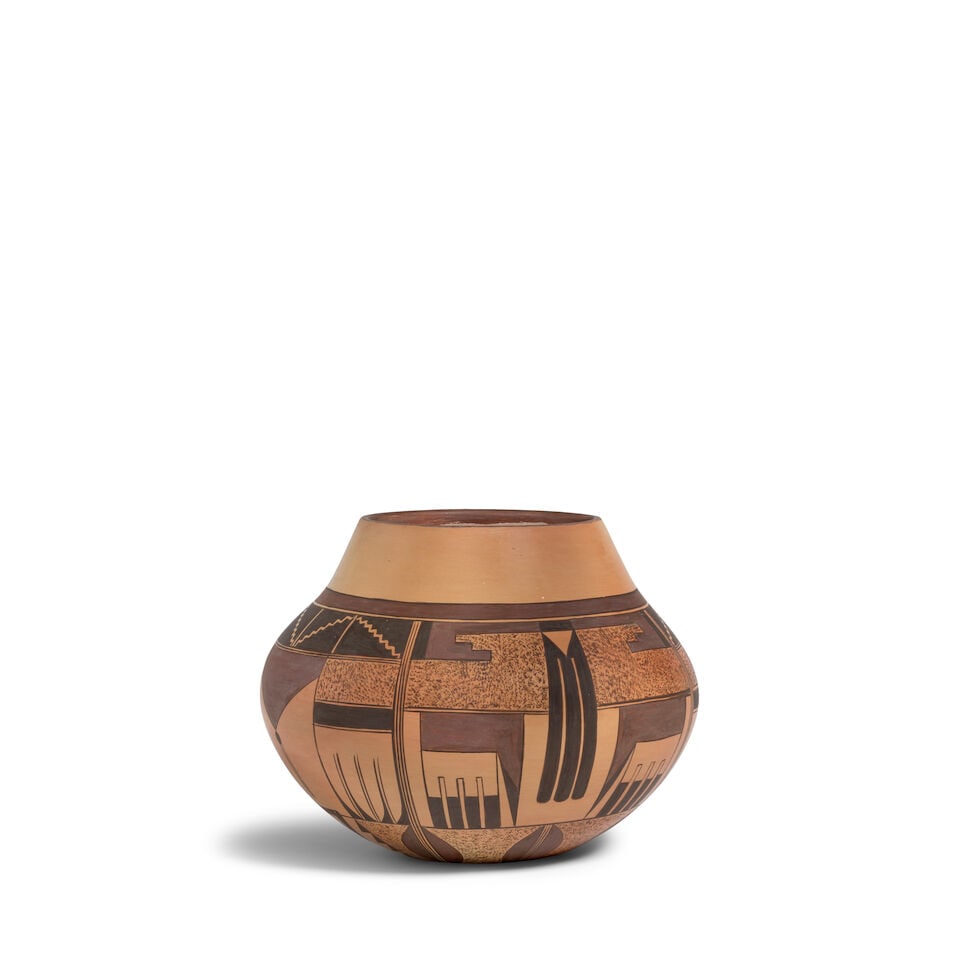 A Dextra Quotskuyva Nampeyo polychrome jar - 4