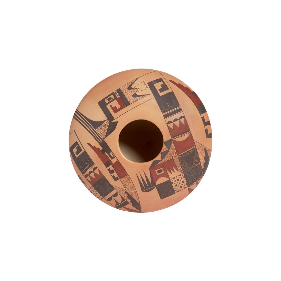 A Dextra Quotskuyva Nampeyo polychrome jar (1 of 5)