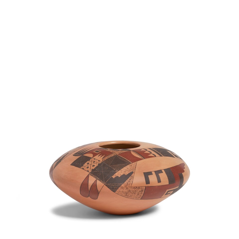 A Dextra Quotskuyva Nampeyo polychrome jar - 3