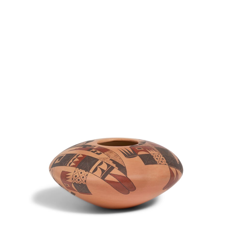 A Dextra Quotskuyva Nampeyo polychrome jar - 4