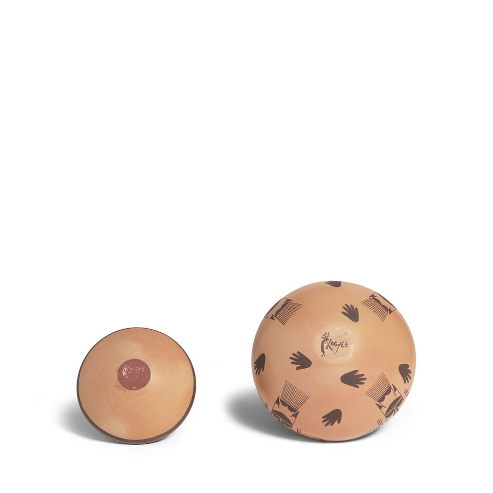 Two Jacob Koopee polychrome jars - 2