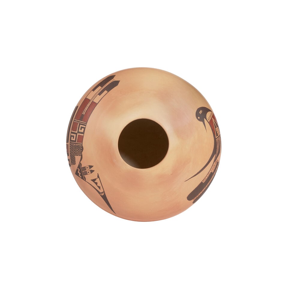 A Dextra Quotskuyva Nampeyo polychrome jar - 3