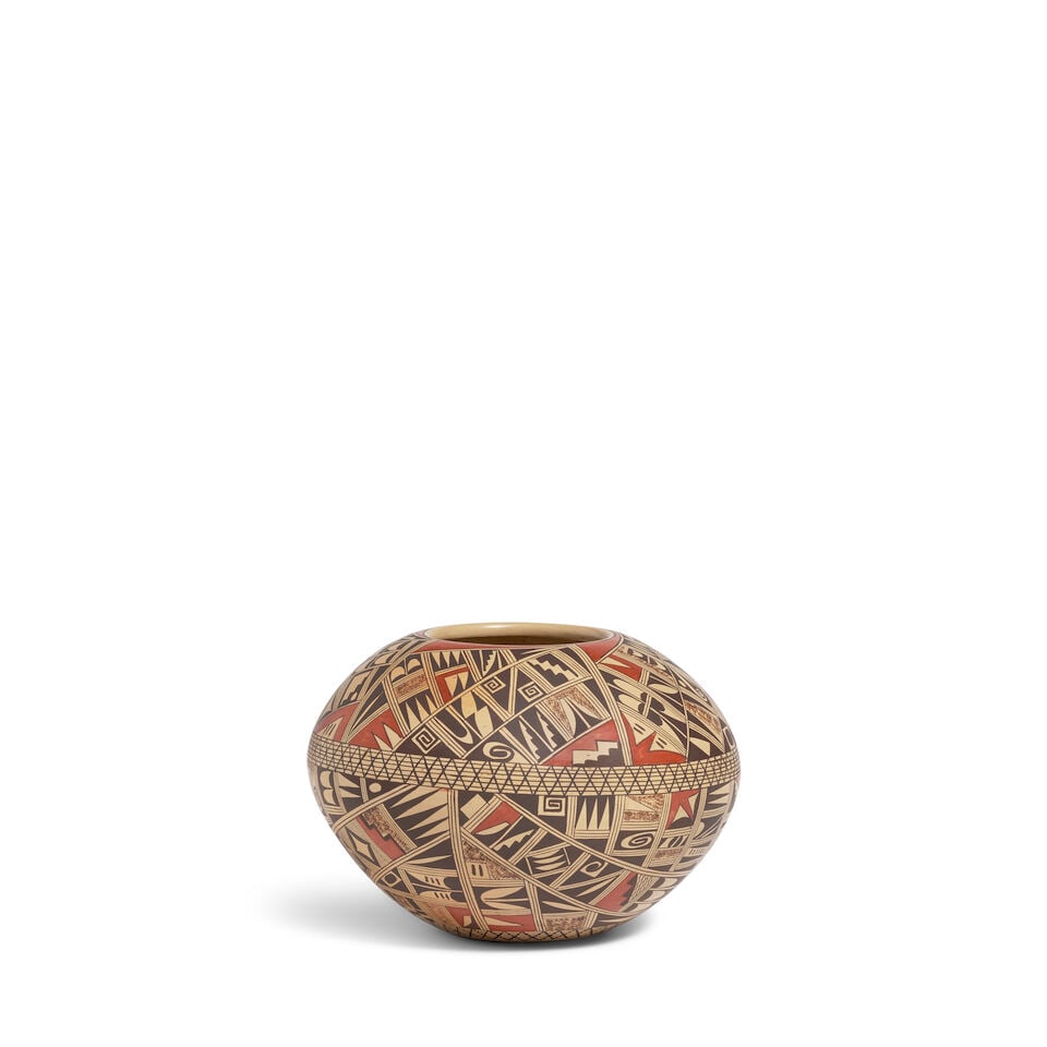 A Rodina Huma polychrome jar - 3