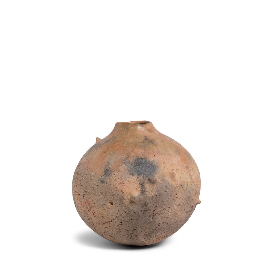 A Rick Dillingham buffware pottery jar - 2