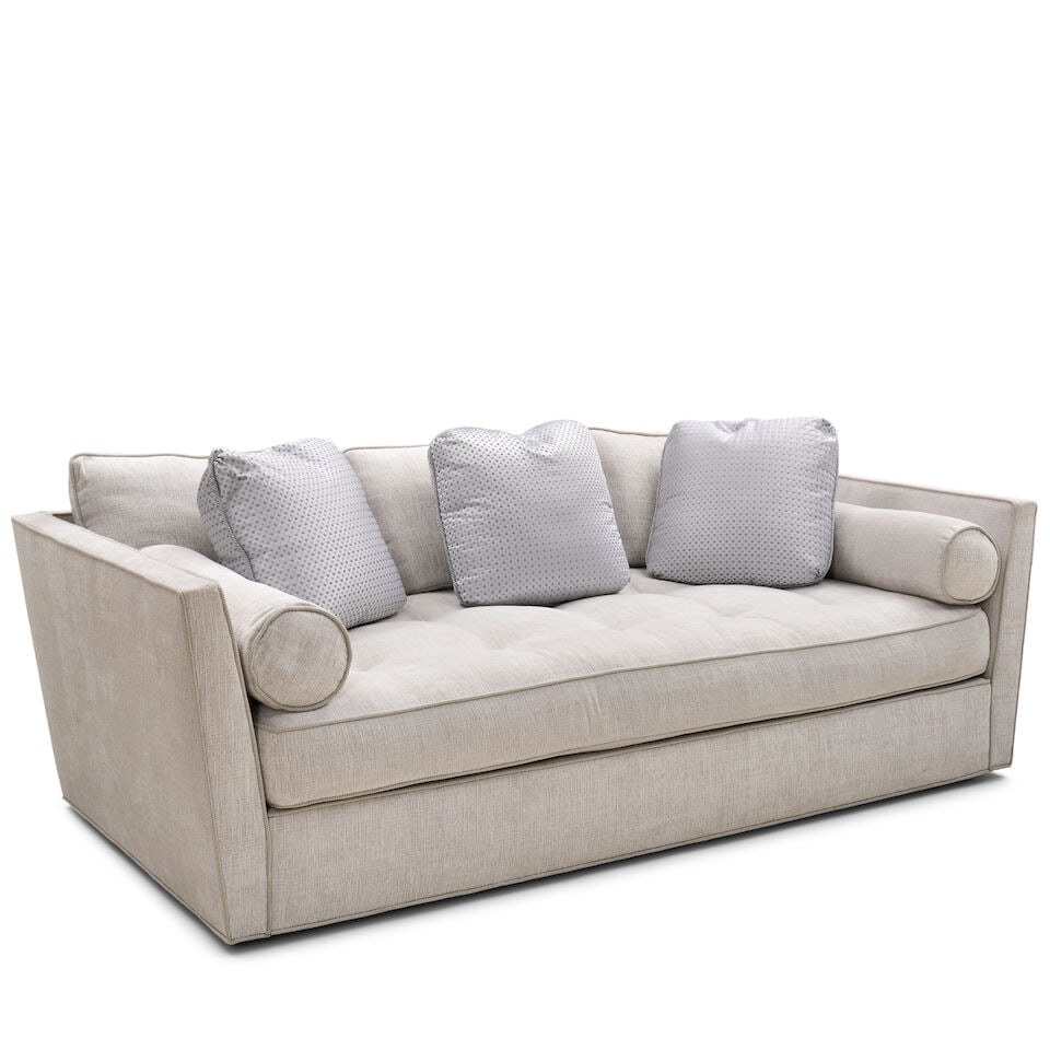 Contemporary Upholstered Daybed, - 2