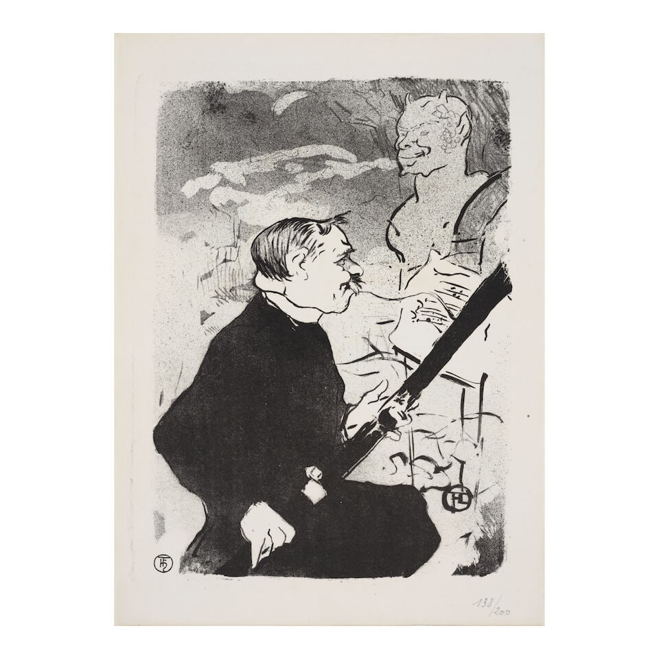 Henri de Toulouse-Lautrec (1864-1901); A Group of 8 Prints from Vieilles Histoires; (1 of 8)