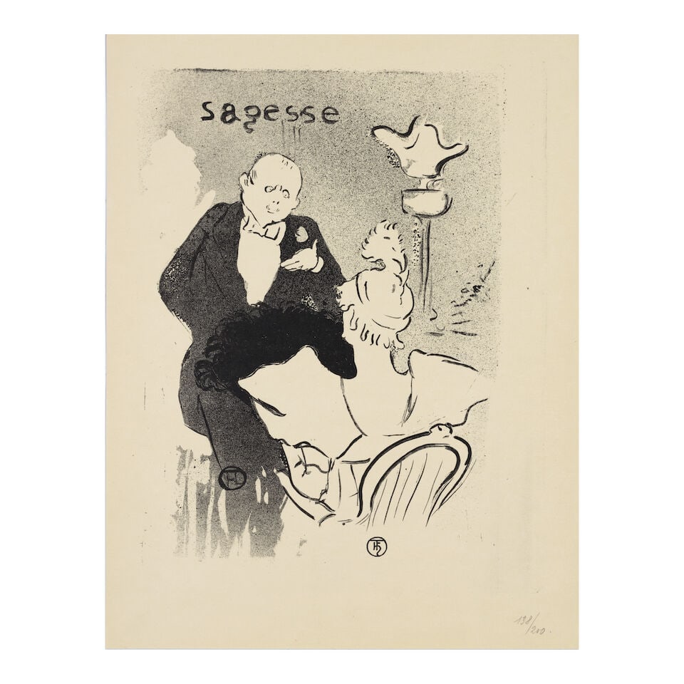 Henri de Toulouse-Lautrec (1864-1901); A Group of 8 Prints from Vieilles Histoires; - 6