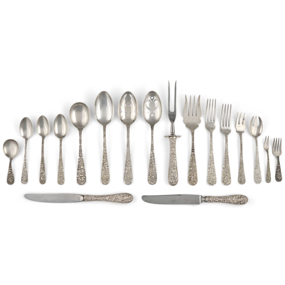 An Assembled S. Kirk & Stieff Sterling Silver Flatware Service Baltimore, 20th century, (1 of 2)