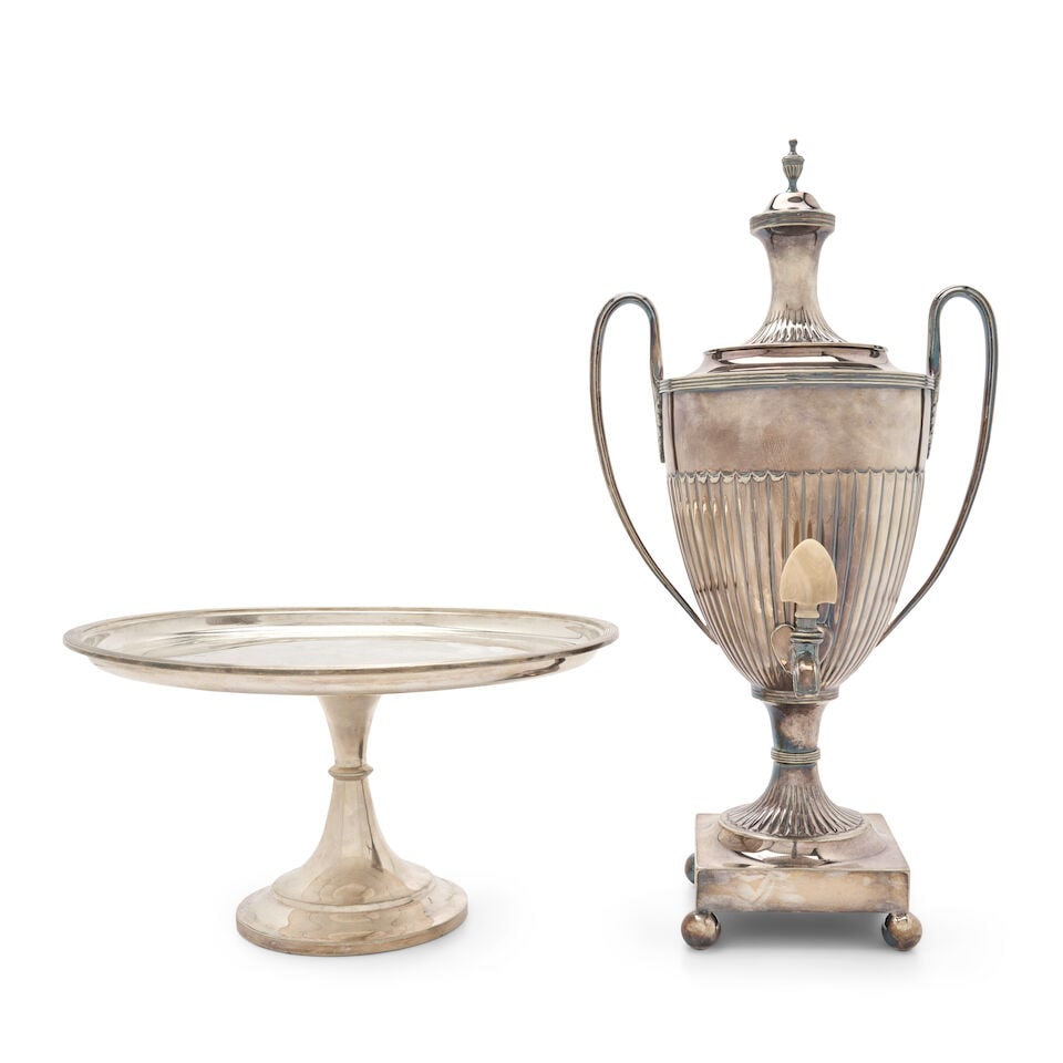 A Victorian Silverplate Tea Urn and William Hutton & Sons, Sheffield, late 19th century, (1 of 1)