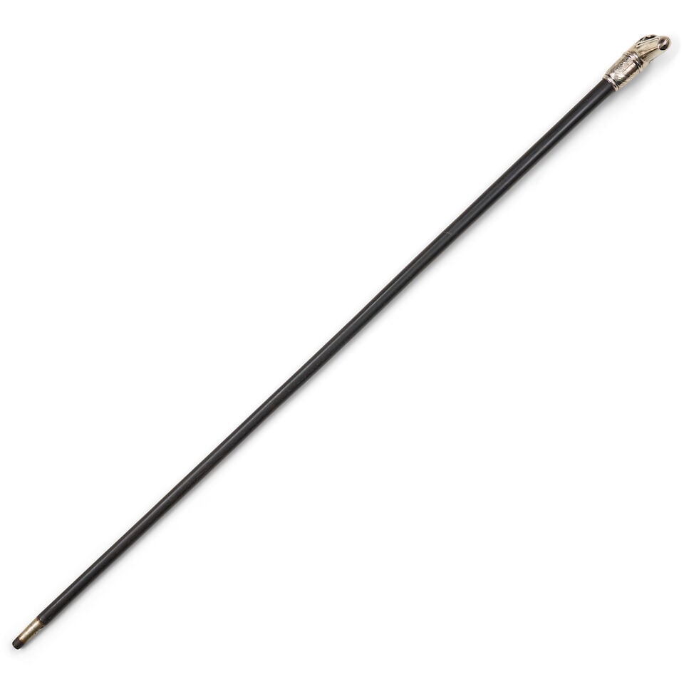 Tiffany & Co. Sterling Silver-mounted Bird-head Cane, 20th century, - 3