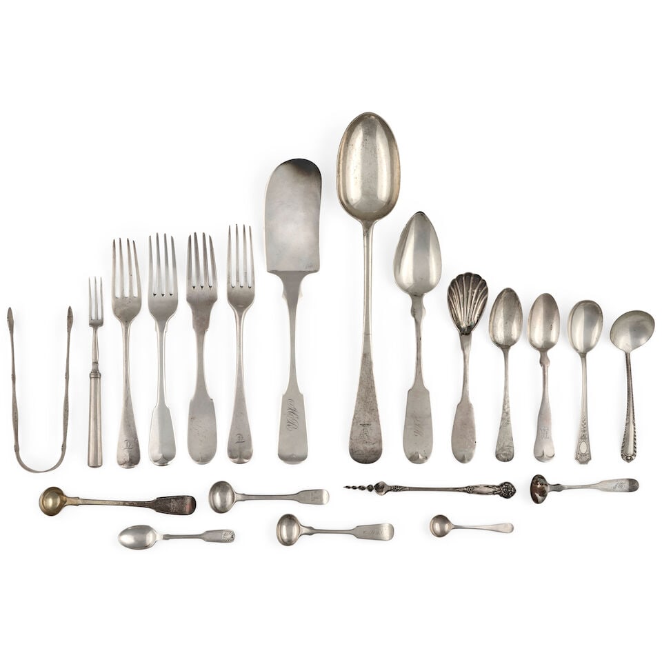 Assorted Coin and Sterling Silver Flatware, (1 of 1)