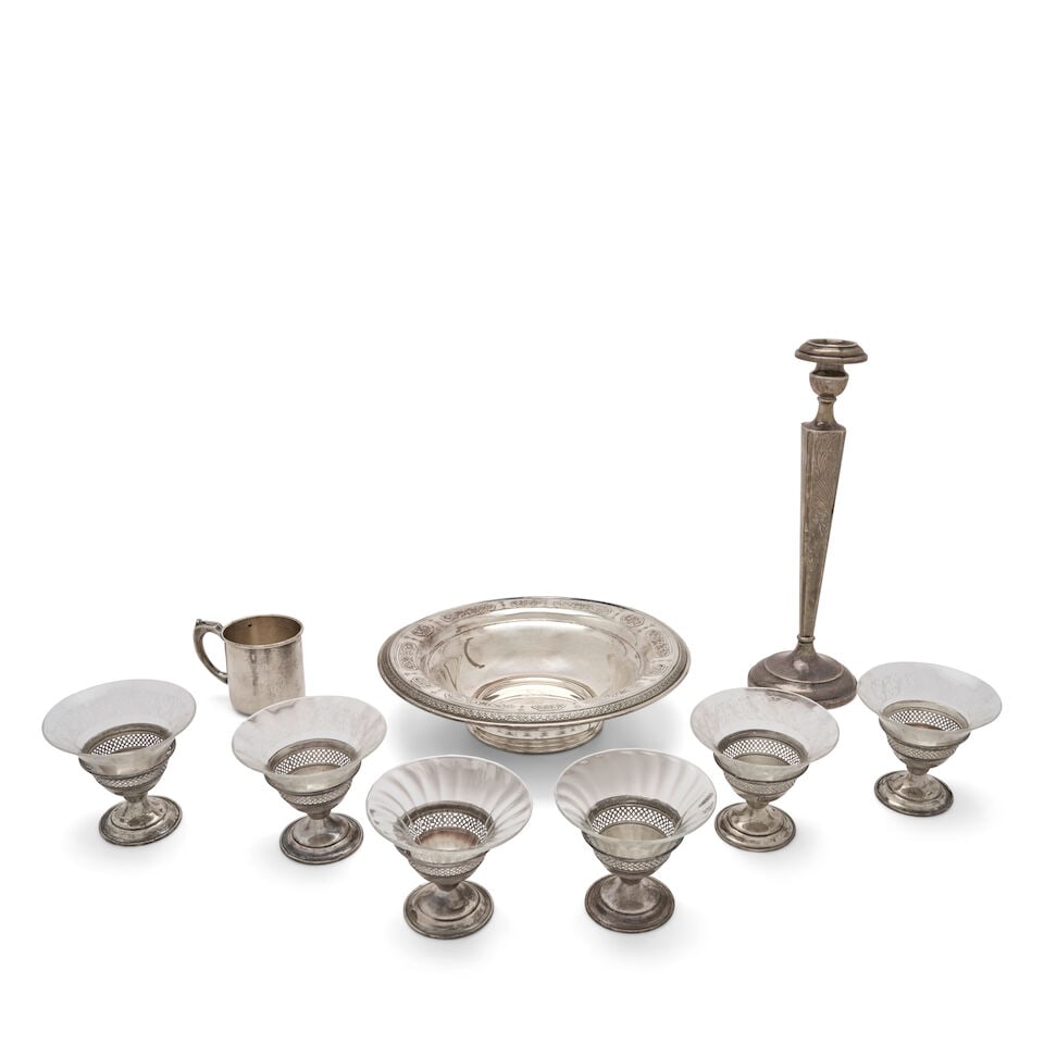 Twenty-three Pieces of Assorted Silver, - 2