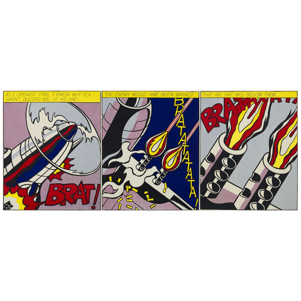 Roy Lichtenstein (1923-1997); As I Opened Fire; (3) - 2