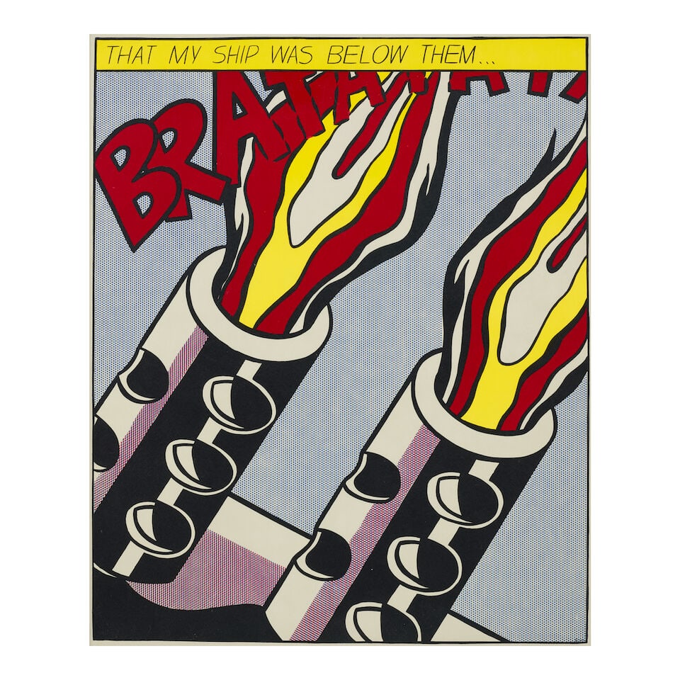 Roy Lichtenstein (1923-1997); As I Opened Fire; (3) - 4