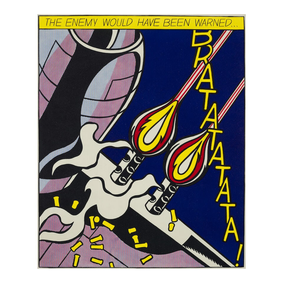 Roy Lichtenstein (1923-1997); As I Opened Fire; (3) - 6
