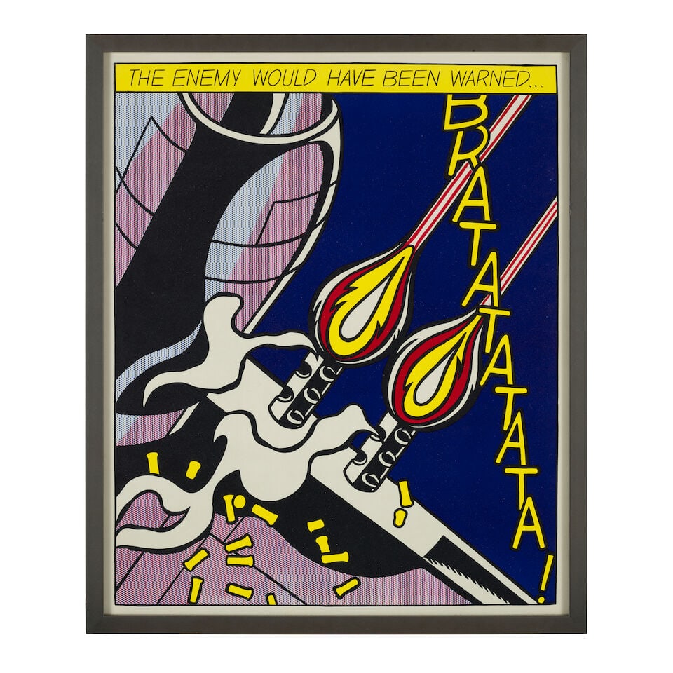 Roy Lichtenstein (1923-1997); As I Opened Fire; (3) - 7