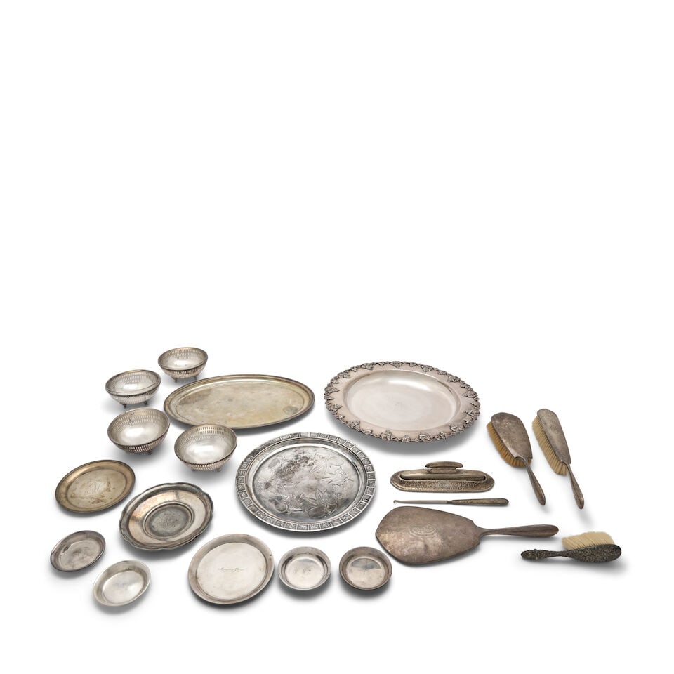 Assorted Silverplate and Sterling Silver Tableware and Flatware, - 2