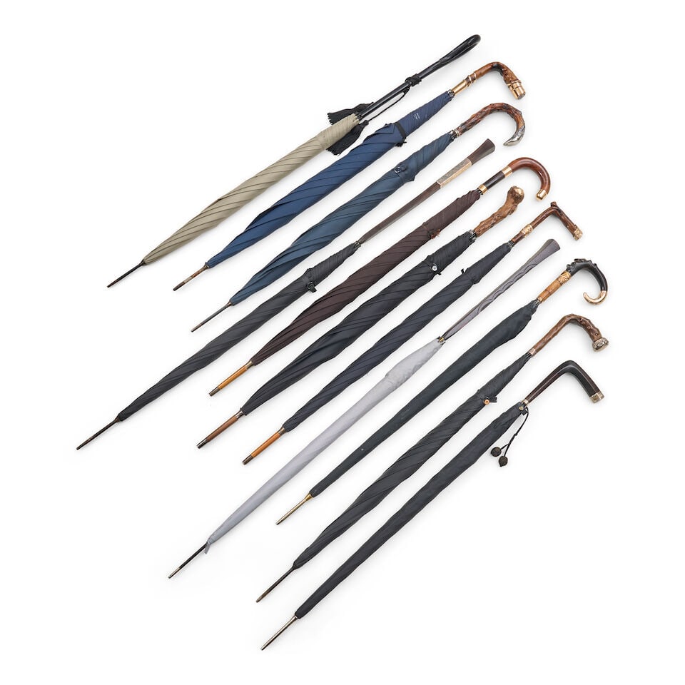 Eleven Assorted Umbrellas, 20th century, - 2