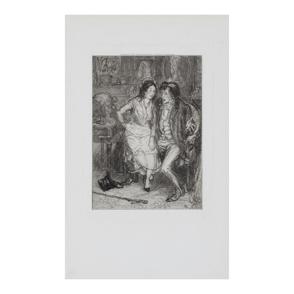 John Sloan (1871-1951); Jean and Rose, from De Kock series, Jean, Vol. 2; Kraushaar's; (2) (1 of 2)