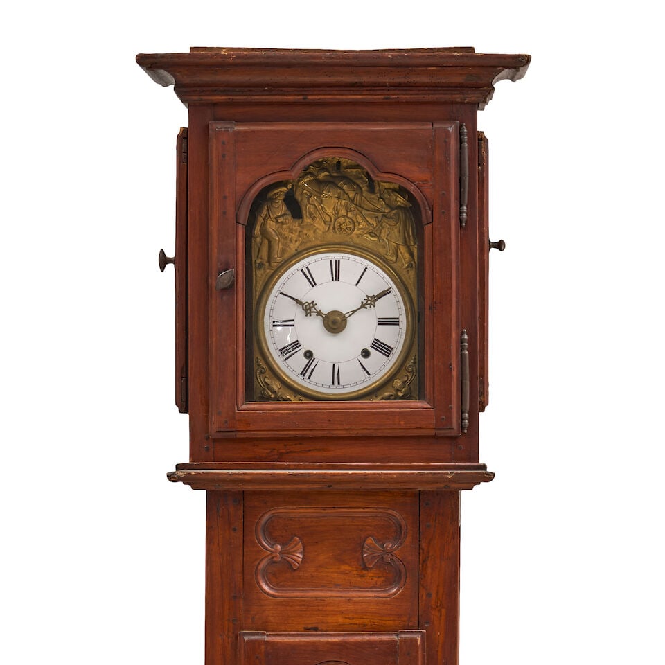 A French Provincial Tall-case Clock, 19th century, - 3
