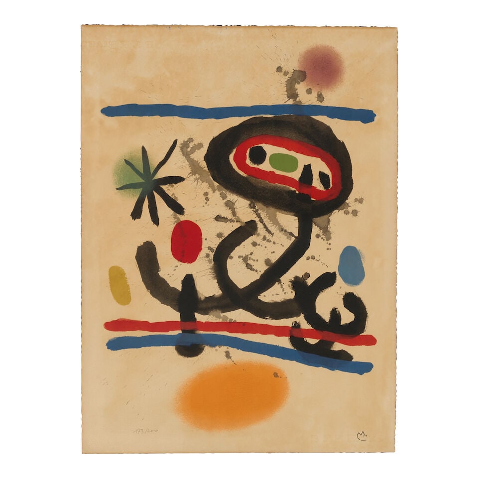 Joan Miró (1893-1983); Poster for the Exhibition 'Miró' Galerie Maeght, Paris; - 2